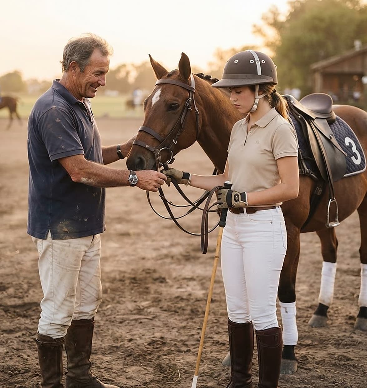 Spirit of the Game - Kuwait Polo Academy trainer and rider